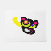 面白い黒猫の芸術
