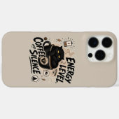 面白い黒猫コーヒーiPhone 16 Pro Maxケース Case-Mate iPhoneケース (裏面 (横))
