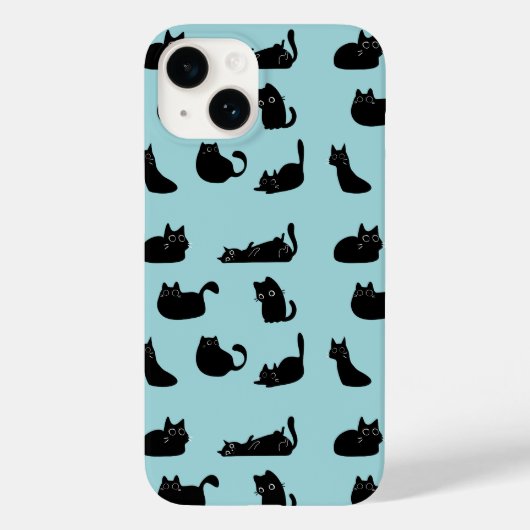 面白い黒猫 Case-Mate iPhoneケース (裏面)
