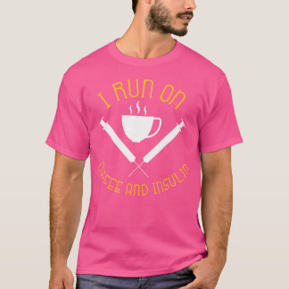 面白い1型糖尿病 ランニング S Tシャツ