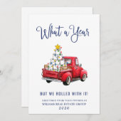 面白い1年のクリスマス企業 シーズンカード (正面/裏面)