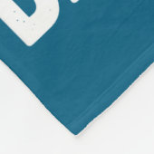 面白い1日のような娘の若い母と父 フリースブランケット (角)