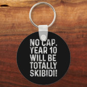 面白い10歳の誕生日少年 10歳の誕生日 2015年に生まれた2 キーホルダー (正面)