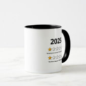 面白い2022年ひどいレビュー マグカップ (正面右)