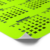 面白い2026カレンダー 次の目標は世界征服 ポスター (角)