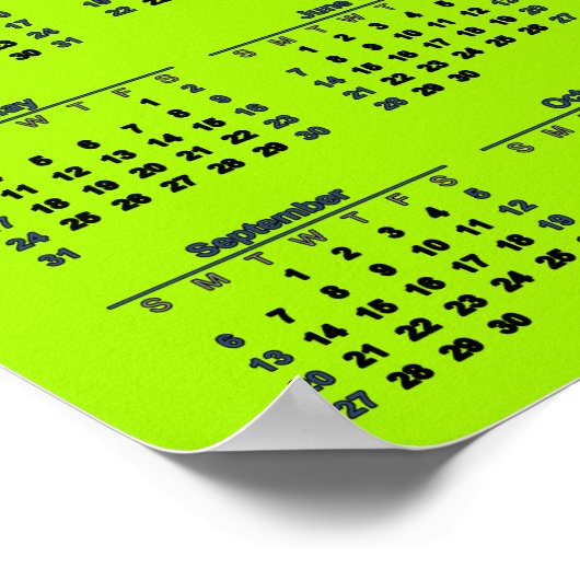 面白い2026カレンダー 次の目的地は世界征服 ポスター (角)