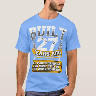 面白い27歳の誕生日Tシャツ ヴィンテージ 27年前から存在する Tシャツ