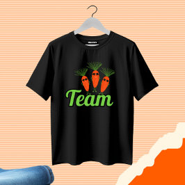 面白い3本のにんじん Tシャツ