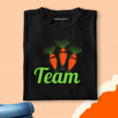 面白い3本のにんじん Tシャツ
