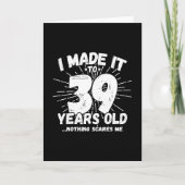 面白い39歳の誕生日名言 皮肉な39歳 カード (正面)