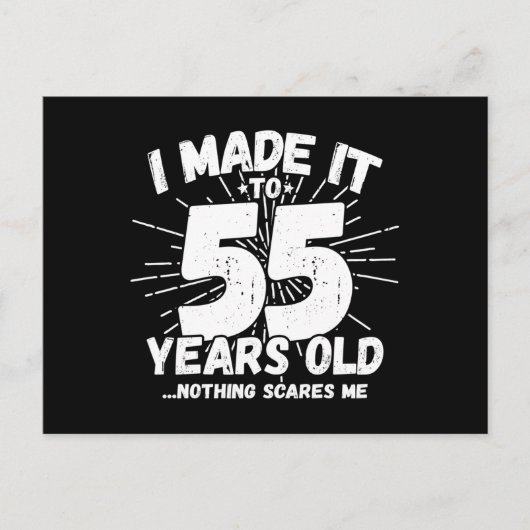 面白い55歳の誕生日名言 皮肉なユーモア 55歳 ポストカード