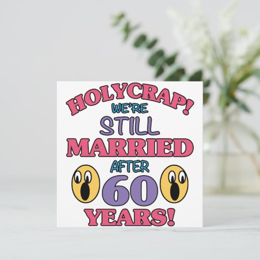 面白い60周年 カード (スタンド正面)