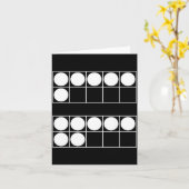 面白い6 7数字教師生徒六七ミーム カード (黄色い花)