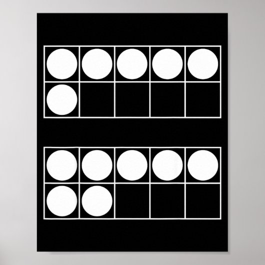 面白い6 7数字教師生徒 六 七 ミーム ポスター (正面)