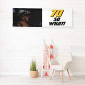 面白い70歳の名言 フォト 70歳の誕生日パーティー 横断幕 (インサイチュ)