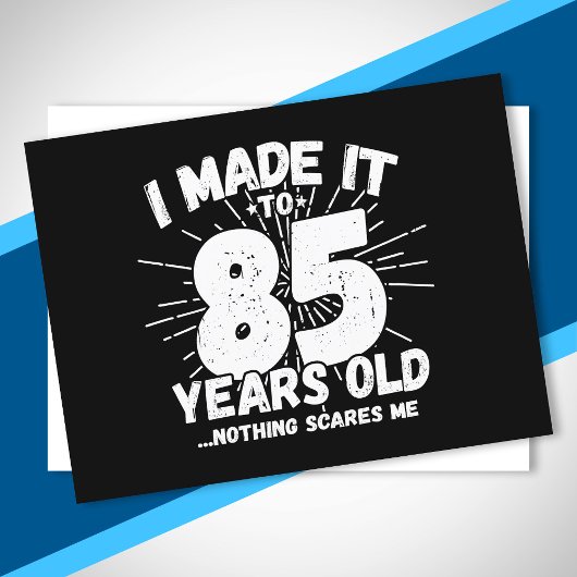 面白い85歳の誕生日名言 皮肉な85歳 ポストカード