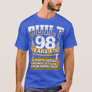 面白い98歳の誕生日Tシャツ ヴィンテージ 98年前から存在 Tシャツ