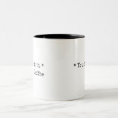 面白い あなたならできる ツートーンマグカップ (中央)