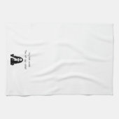 面白い「あら、脱線よ。ここはあなたの駅じゃないわね」 キッチンタオル (横)