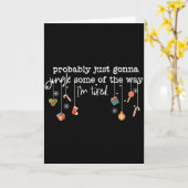 面白い おそらく一部を鳴らすだけだろう カード (黄色い花)