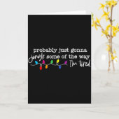 面白い おそらく一部を鳴らすだけだろう カード (黄色い花)