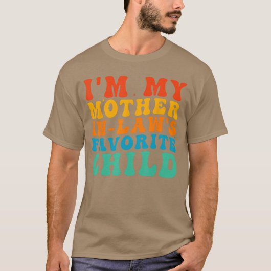 面白い お義母さんの一番好きな子供 少年 Tシャツ (正面)