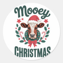 面白い かっこいい 牛 ムーイー クリスマス ファーム ホリデー 冗談