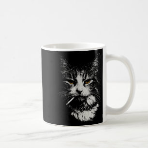 面白い かっこいい 猫 おもしろい メメ 喫煙 シガレット 猫 ギャング コーヒーマグカップ