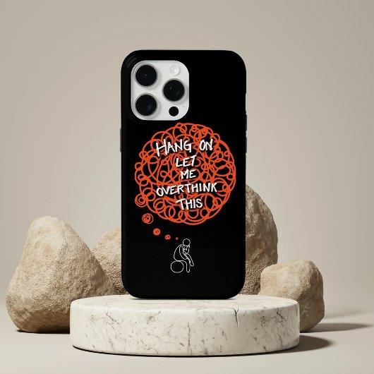 面白い かわいい 「ちょっと待って、考えさせて」 Case-Mate iPhoneケース