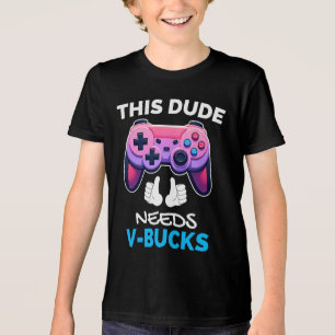 面白い この人はV-Bucksが欲しいらしい バックスで働くよ トライブレンドTシャツ