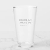 面白い それ飲むわ 引用 タイポグラフィ ビール タンブラーグラス (裏面)