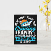 面白い!ただのクルージング友達以上の関係よ カード (黄色い花)