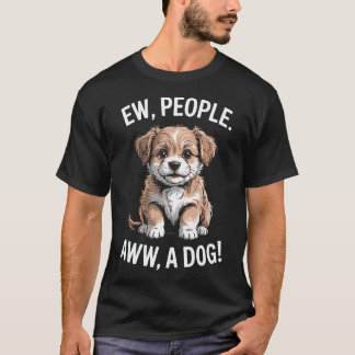面白い「エッ、人々、オー、ア」 Tシャツ