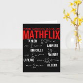 面白い+オタク+あなたの好きなシリーズ+Mathflix+数学 カード (黄色い花)
