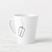 面白い カフェラテマグ (左アングル)