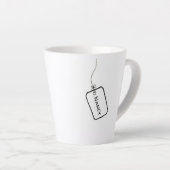 面白い カフェラテマグ (右アングル)