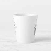 面白い カフェラテマグ (正面)