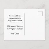 面白い カモメ 案内ポストカード (裏面)