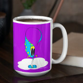 面白い、カラフルで個性的なキャラクター コーヒーマグカップ