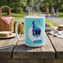 面白い、カラフル、変わった、キャラクター コーヒーマグカップ