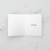 面白い、クリスマスにただ紅茶を飲みたいだけ カード (内部)