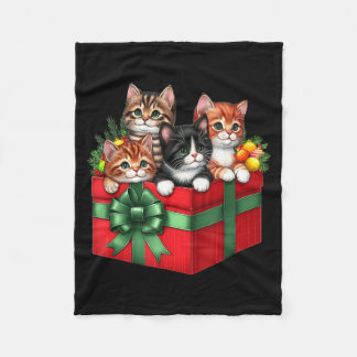 面白い クリスマス 猫 ギフトボックス ニャー猫 愛 メンズ フリースブランケット