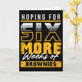 面白い! グラウンドホッグデー 6週間もっと甘いものが続く! カード (黄色い花)