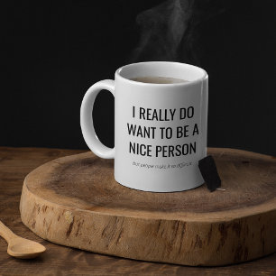 面白い サラシスティック ギフト いい人になりたい コーヒーマグカップ