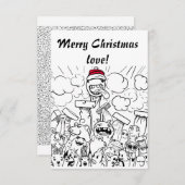 面白い サンキューカード (正面/裏面)