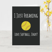 面白い ソフトボール カード チーム プレーヤー キャッチャー かわいい (黄色い花)