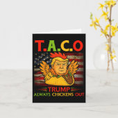 面白い トランプ タコ トランプは常に臆病者 カード (黄色い花)