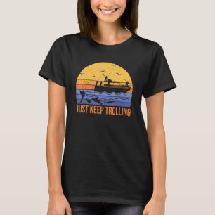 面白い トロール漁船 漁師 海 Tシャツ