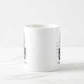 面白い パーソナライズ ギルティ キティ コーヒーマグカップ (中央)