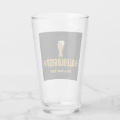 面白い ビール大好き タンブラーグラス (裏面)